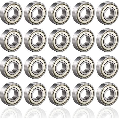 Rodamientos de bolas AIDUCHO 608zz, ABEC 7, 20 unidades, rodamientos de alta velocidad, rodamientos de bolas de alta calidad para patines, monopatines, longboards y waveboards, 8 x 22 x 7 mm (1/5)