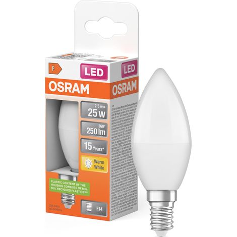 Ampoule LED Culot: E14 Blanc chaud 2700 K 3,30 W équivalent à 25 W LED STAR CLASSIC B (1/2)