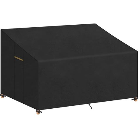 1 Housse De Protection Canapé Jardin 2 Places Imperméable Anti-UV Oxford Résistant Extérieur
