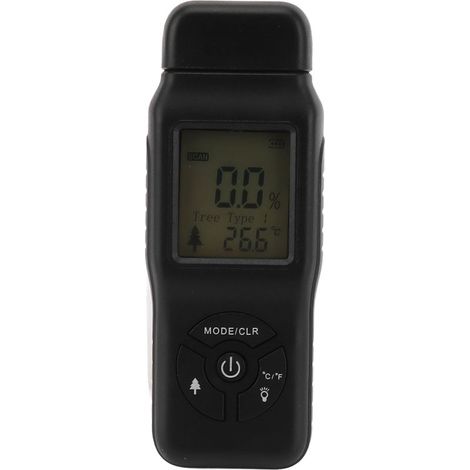 Humidimètre numérique pour bois, testeur d'humidité Portable très précis pour matériaux de construction et papier (1/5)
