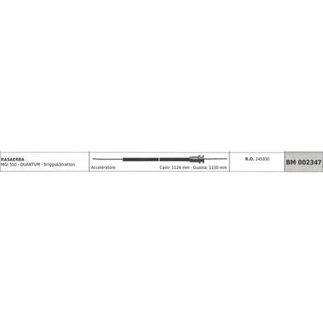 Cavo accelerazione SANDRIGARDEN rasaerba MGI510 cavo 1124mm guaina 1150mm