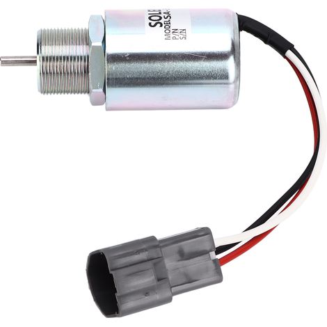 12-V-Kraftstoffabsperrventil SA372512, Ersatz für MITSUBISHI S3L S4L L2E L3E L3P K4ND61KG (1/5)