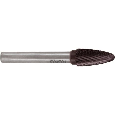 RUKO FRESAS METAL DURO TICN FORMA F - RBF ARCO COMPLETO DIAMETRO (mm) 16