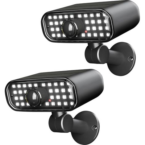 Applique murale LED sans fil avec capteur corporel, éclairage extérieur, multi-perles, haute luminosité, 36LED, étanchéité IP65, batterie 1200mAh, 2 pièces