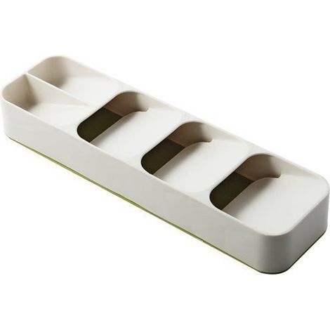 Organisateur De Tiroir - Plateau A Compartiments Inclines Pour Couverts - Cuisine - 1 Piece (1/5)