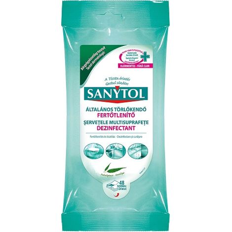 300 SANYTOL DEINFECTANTETHIPS Ohne Unterscheidung fÐ©r alle Oberflchen, 10 Behlter mit 24+6 frei.