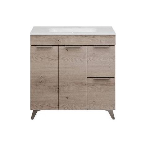 BASE MOBILE BAGNO TETRA Misura: cm 80 Noce Americano