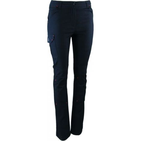 Pantaloni da lavoro elasticizzati da donna LMA SOUPLESSE Nero 40