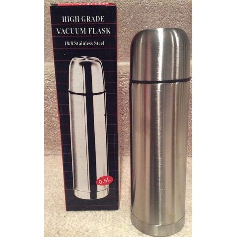TrAdE Shop Traesio - Acciaio Inox Thermos Viaggio Freddo Caldo Sport Liquido Borraccia Termica 0.5 L -