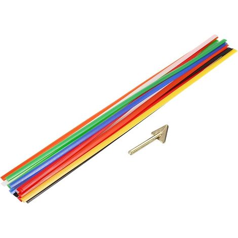 14 Pcs Tiges De Soudure Plastique 20 Pouces Multicolore (1/5)