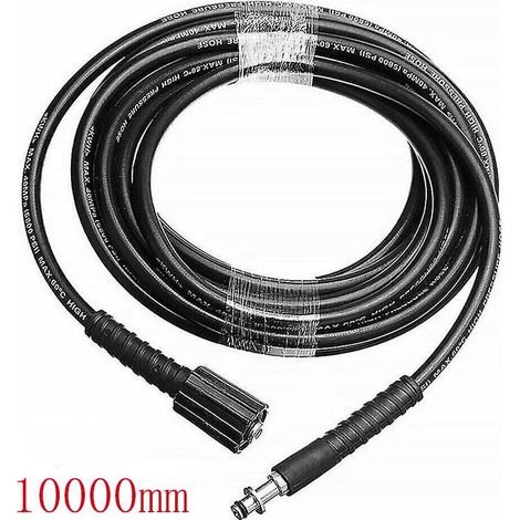 AGE Convient pour Karcher K2 K3 K4 K5 6 m/8 m/10 m tuyau de nettoyage sous pression tuyau de pulvérisation 10 m (1/4)