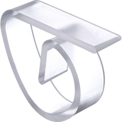 Porta tovaglia in plastica trasparente, Porta tovaglia da picnic all'aperto, Porta tovaglia per la casa (48 pezzi) (1/4)