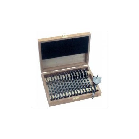 Coffret de 16 mèches plates Fisch L=150mm