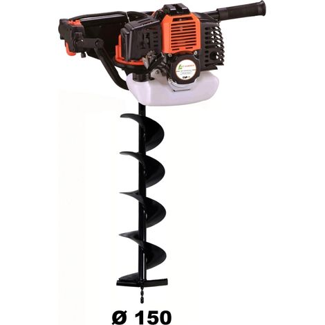 Tarière thermique 52 cm3 - 3 CV + mèche 150 mm (1/5)