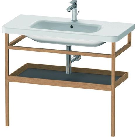 DU Möbel-Acc. HTH mit Ablage DuraStyle 4 40x940x805mm, graphit matt/eiche massiv (1/5)