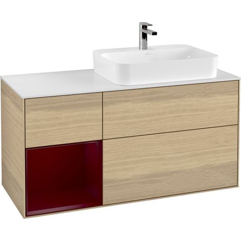 Villeroy & Boch F391HBPC Meuble sous lavabo Finion F39 (1/2)