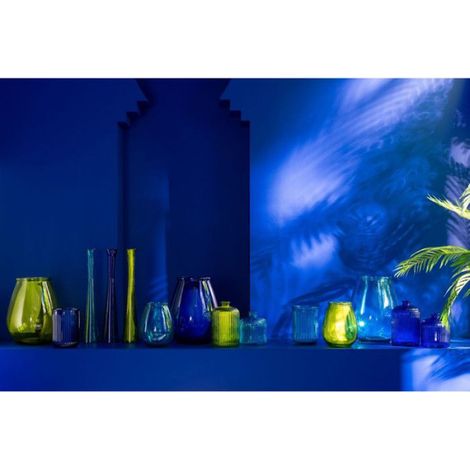 J-Line vase Tube - verre - aqua - 51 cm de hauteur (1/3)