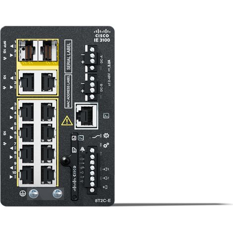 Cisco Catalyst IE3100 Gestito L2 Gigabit Ethernet (10/100/1000) Supporto Power over Ethernet (PoE) Nero