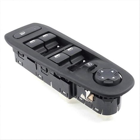 Elektrischer Fensterheber- und Spiegelverstellknopf für Peugeot 408, Fensterheberschalter Fahrerseite, kompatibles Autoteil, einfacher Austausch, Originalzubehör. (1/5)