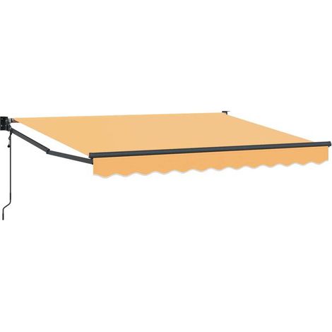 Store banne électrique rétractable, couleur sable, 3 x 2,5 mètres (1/5)