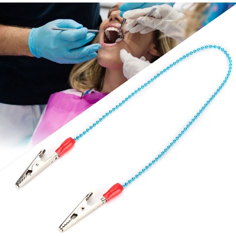 5-teiliger Handtuchhalter für Zahnarztpraxen mit Edelstahlkugelkette, Ausstattung für Zahnarztpraxen (1/4)