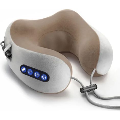 Filiyano – support pour la nuque – Appareil de massage électrique pour la nuque, multifonctionnel et portable, en forme de U, avec coussin de massage