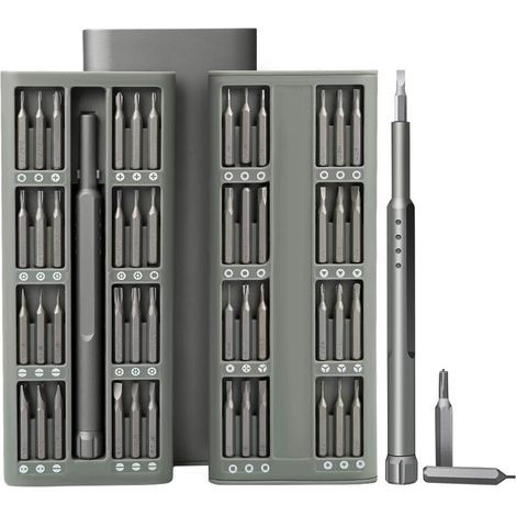 Tournevis Precision iphone,48pcs Mini kit Tournevis Réparation de téléphone portable acier pour outil S2, modèle de téléphone portable, appareil photo, ordinateur (1/5)