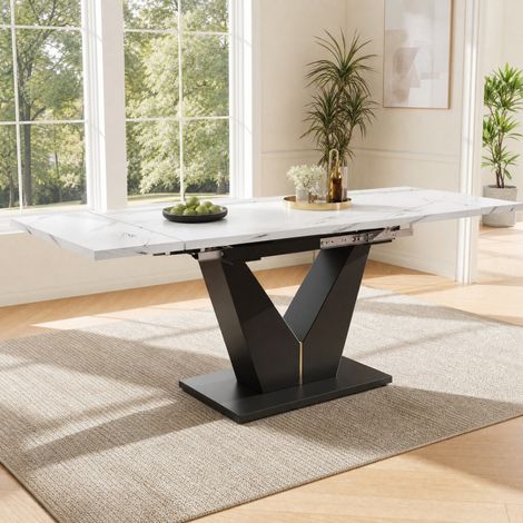 Tavolo allungabile da pranzo MDF 99-159 cm OKMYHOME
