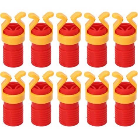 QORVA-Porte-vis, manche de fixation à vis universelle ABS, gabarit à vis anti-vieillissement de 10pcs Pince pour rivet et outils de travail