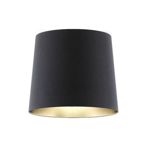 Paralume CONNY 35/30 paralume / lampade da terra  policotone nero/lamina d'oro  max. 23W