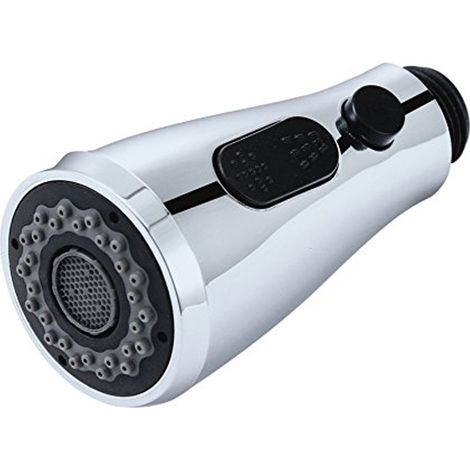 Robinet de cuisine à douchette extractible avec bouton d'arrêt, 2 types de têtes universelles (1/5)