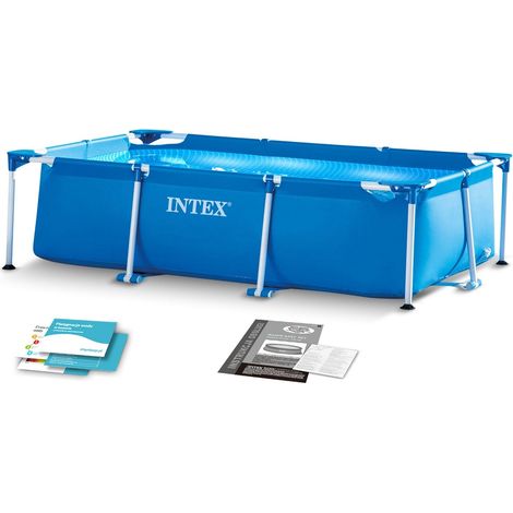 Piscina de jardin estructura 260 x 160 x 65 cm intex 28271