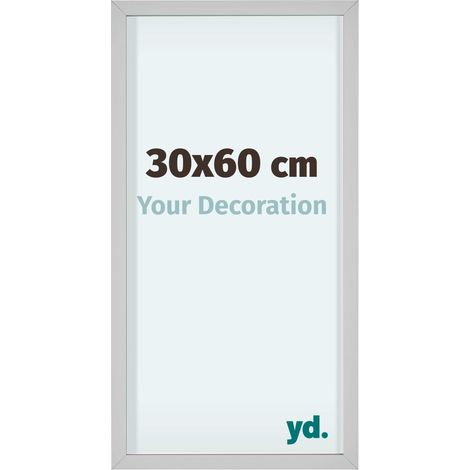 yd. - Cadre photo 30x60 - Blanc - Aluminium - Virginia (1/5)