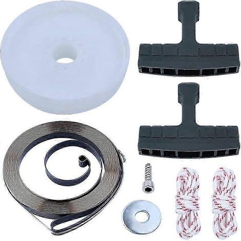 Kit de réglage du ressort de poulie de lanceur pour tronçonneuse Husqvarna 372Xp 385Xp 372 385 390 371K 375K, références : 503787201, 503 78 72-01, 503859601, 503 85 96-01 (1/5)