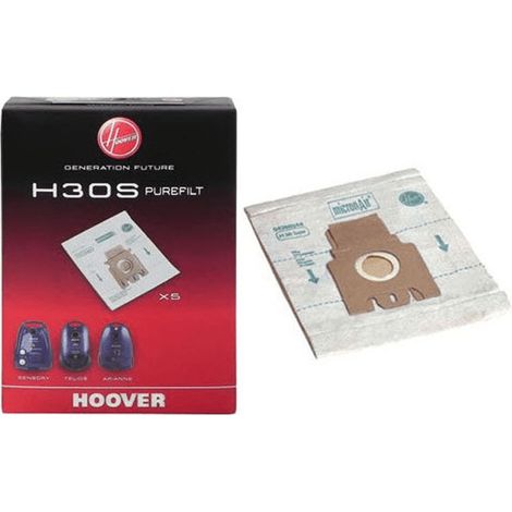 Boite de 5 sacs antibacterie H30S SENSORY TELIOS ARIANNE (36087-44541) (09178278) Aspirateur HOOVER (1/3)