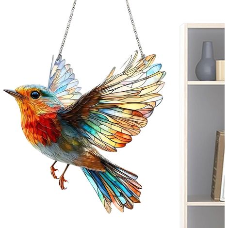 getöntes Acryl Sonnenfänger Kolibri Sonnenfänger aus Acryl