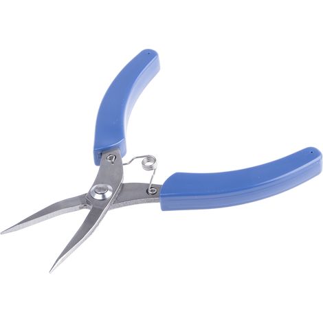 Pince à bec rond RS PRO, L. (hors tout) 130 mm, L. (mâchoire) 25mm ( Prix pour 1 )