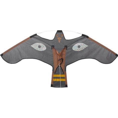 Cerf-volant effaroucheur d'oiseaux, protecteur de cultures et de fermes, cerf-volant aigle 120 x 66 cm, répulsif contre les oiseaux pour jardin, cour, pelouse et champs. (1/5)