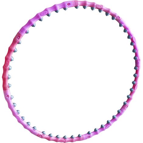 Hula hoop con masaje, todo bien, rosa (1/4)