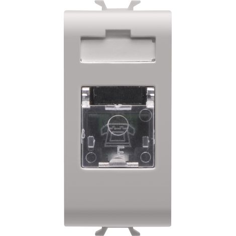 CONNECTEUR RJ11 1M BEIGE GEWISS GW13401