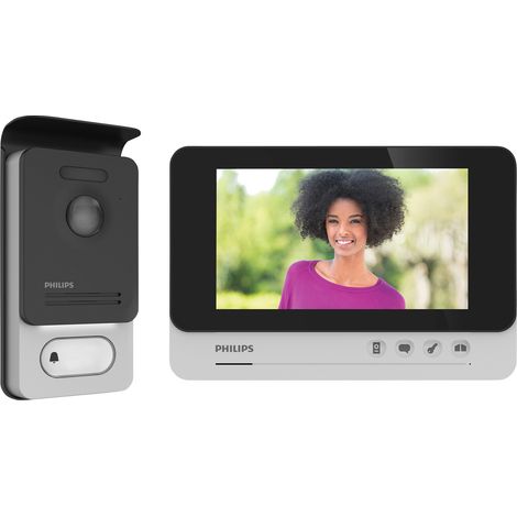 Philipps - Videotelefon und Gegensprechanlage 7" mit Breitbild Nachtsicht - WelcomeEye Comfort (1/5)