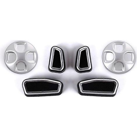 Un ensemble de 6 couvre-boutons de siège auto, compatibles avec les accessoires intérieurs Ghibli 2014-2017.