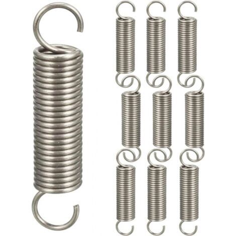 10 pièces ressorts de tension à double crochet, assortiment de ressorts à crochet à ressort de compression (1/3)