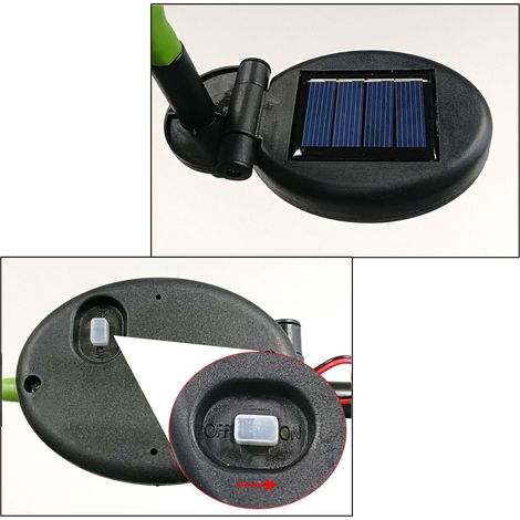Lampe Solaire Éclairée LED, Lumière Décorative Résistante à l’eau pour Jardins, Terrasses et Pelouses, Jaune (1/5)