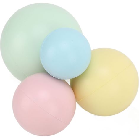 Lot de 4 balles d'exercice pour les mains, idéales pour l'entraînement des doigts au piano, le renforcement de la force de préhension et le tonification musculaire (en forme d'œuf). (1/5)