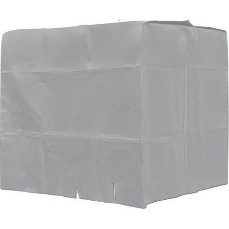 Bâche de réservoir d'eau, Bâche Couverture Réservoir IBC pour Cuve 1000L, Capôt de Protection Container Citerne Eau, Anti-poussière Anti-UV Anti-Pluie, 120x100x116cm (argent) (1/2)