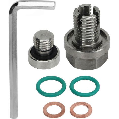 Kit de réparation de filetage de carter d'huile autotaraudeur en acier inoxydable M14.1-1.5x15mm avec clé hexagonale (1/5)