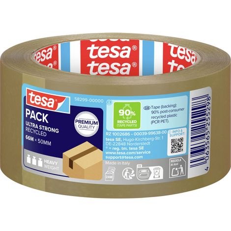 tesa ECO & ULTRA STRONG 58299-00000-00 Packband tesapack® eco & ultra strong Braun (L x B) 66 m x 50 (1/5)