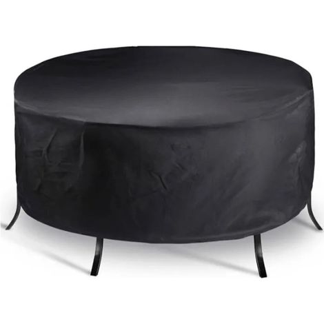 Bâche de jardin ronde 200 x 94 cm, Oxford 420D imperméable et coupe-vent (1/5)