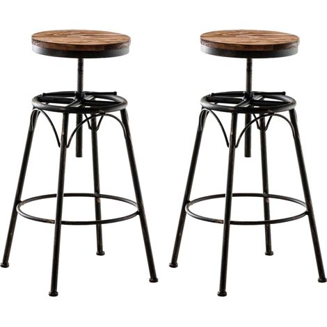 Set di 2 sgabelli da bar Beam bronzo (1/5)